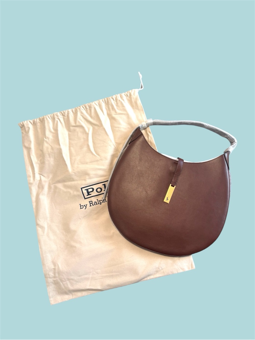 Polo ID Large Calfskin Shoulder Bag